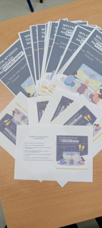 Ulotki informacyjne przygotowane dla rodziców, zdjęcie 1 z 3
